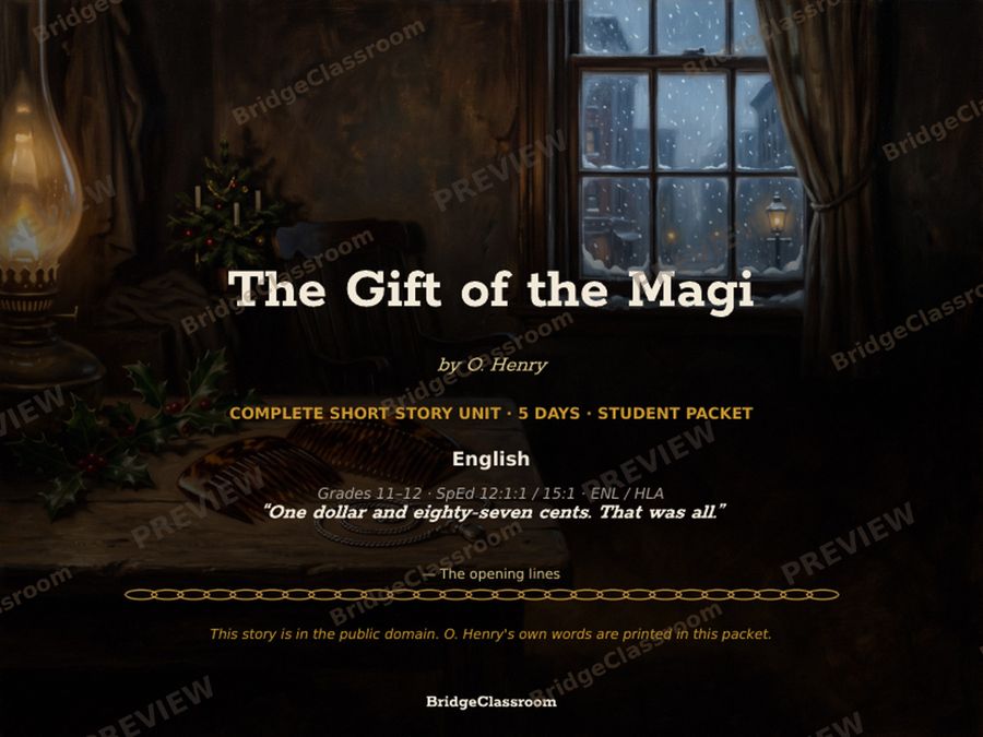 The Gift of the Magi unit cover