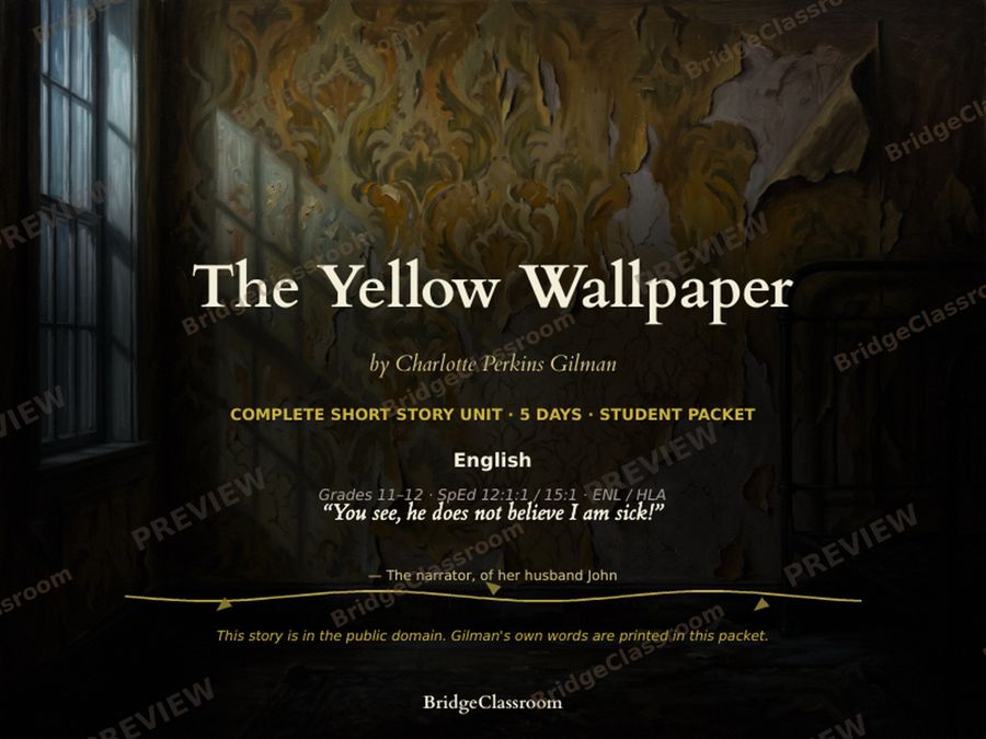 The Yellow Wallpaper unit cover